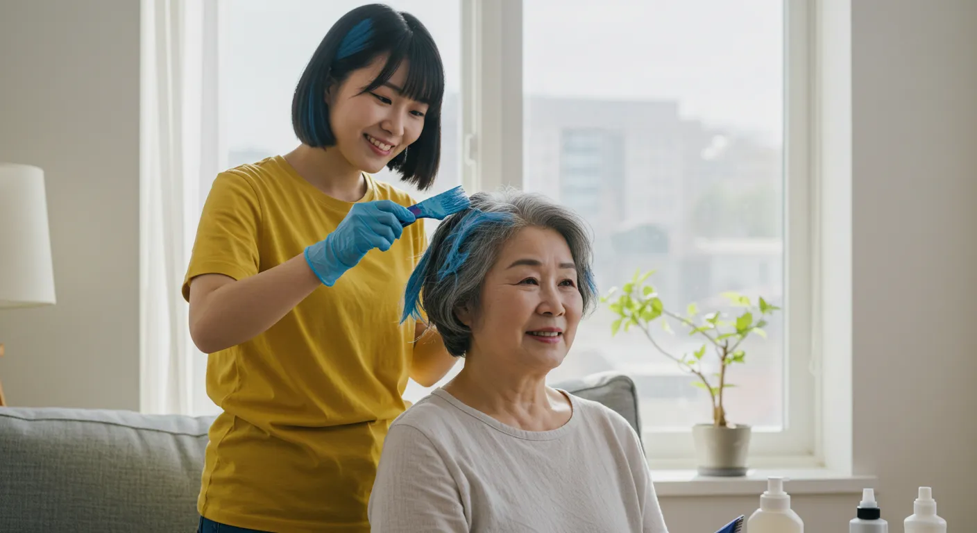 집에서 염색잘하는 방법