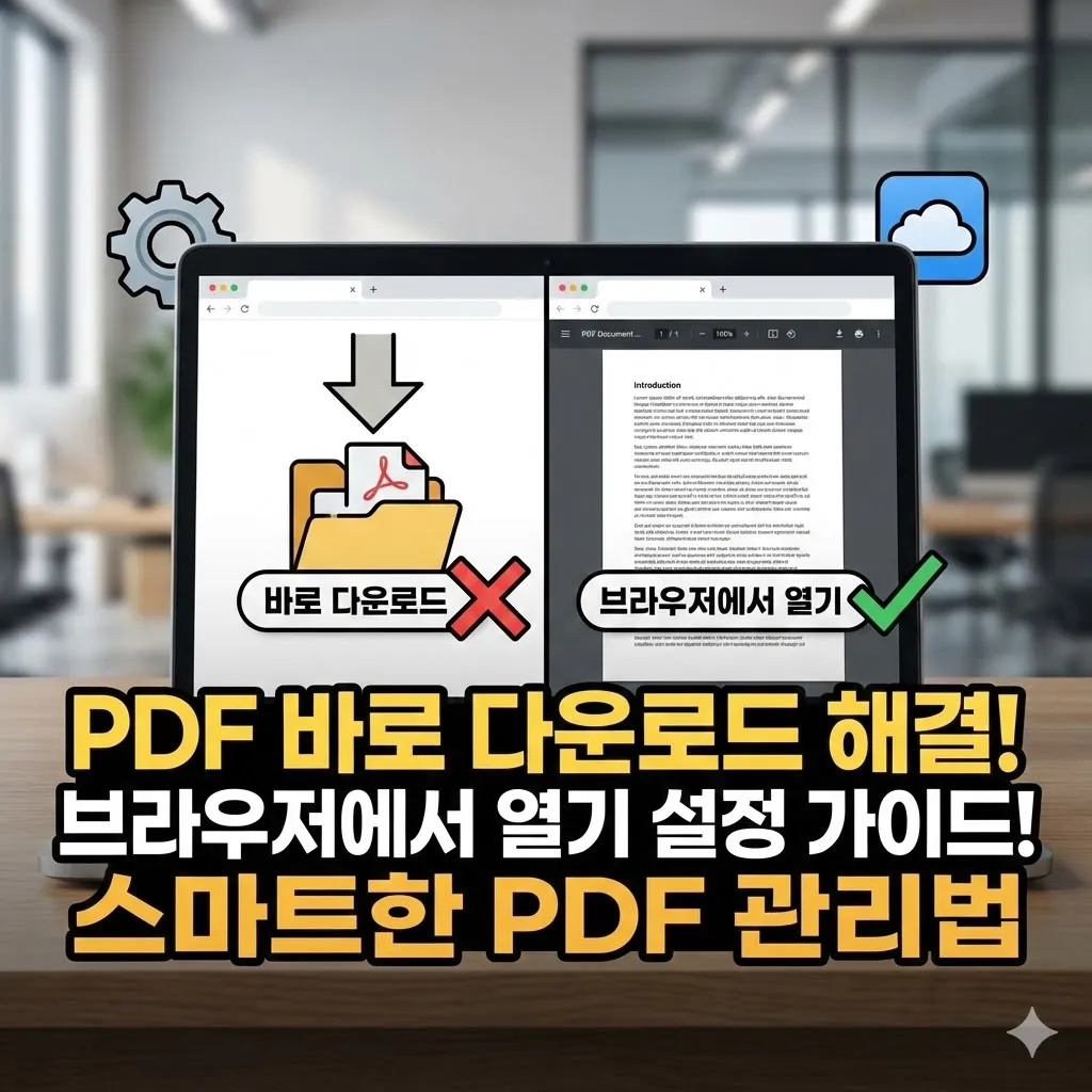 PDF 파일이 브라우저에서 열리지 않고 바로 다운로드될 때 해결법 스마트한 브라우저 설정 가이드