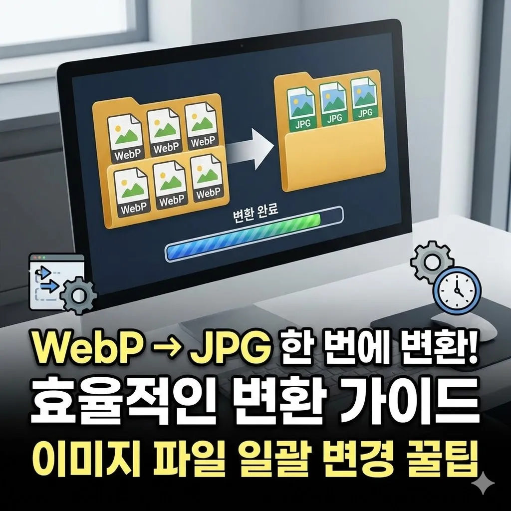 웹사이트 이미지 'WebP' 파일 확장자 한 번에 JPG로 변환하는 법 효율적인 변환 가이드