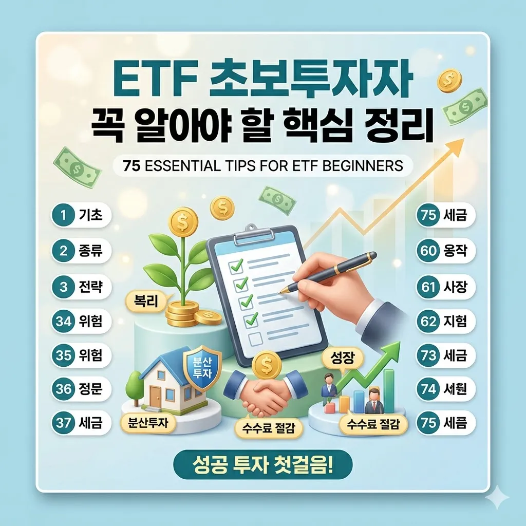 ETF 초보투자자 꼭 알아야 할 75가지 핵심 정리