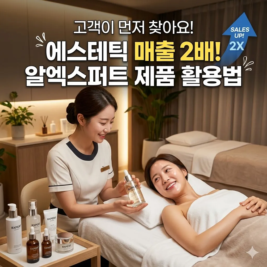 "고객이 먼저 찾아요" 에스테틱 매출 2배 올리는 알엑스퍼트 제품 활용법