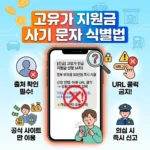 고유가 지원금 사기 문자 식별하는 방법