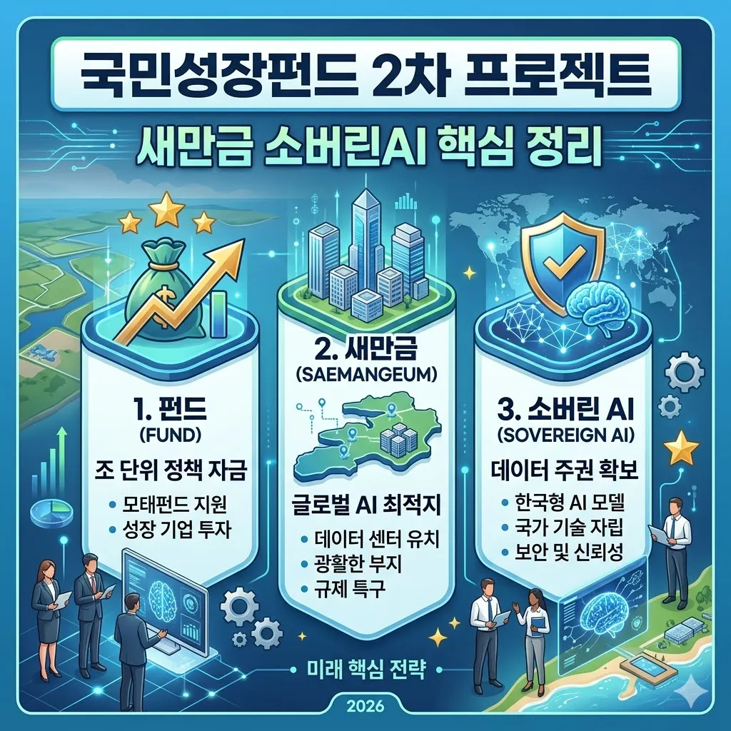 국민성장펀드 2차 프로젝트 새만금 소버린AI 핵심 정리