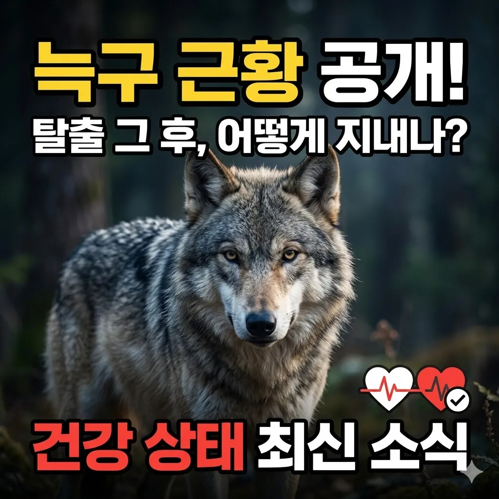 늑구 근황과 늑구 건강 상태 최신 소식