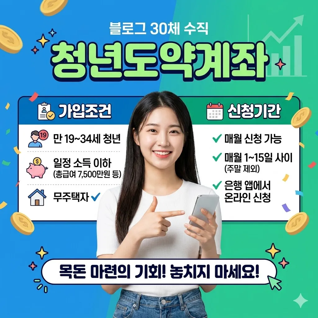 청년도약계좌 가입조건 및 청년도약계좌 신청기간