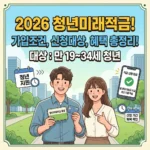 청년미래적금 가입조건 2026년 신청 대상 및 혜택 총정리
