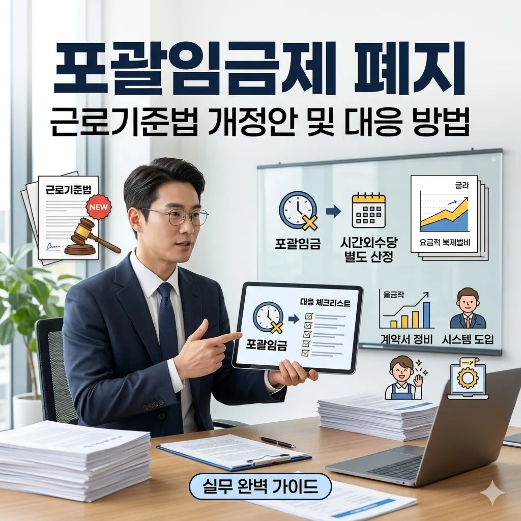포괄임금제 폐지 근로기준법 개정안 및 대응 방법
