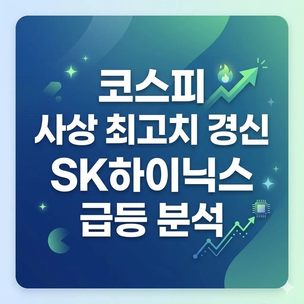 코스피 사상 최고치 경신 SK하이닉스 급등 분석